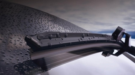 Water repellent and weatherproofing treatment  Windshield with water repellent and weatherproofing treatment