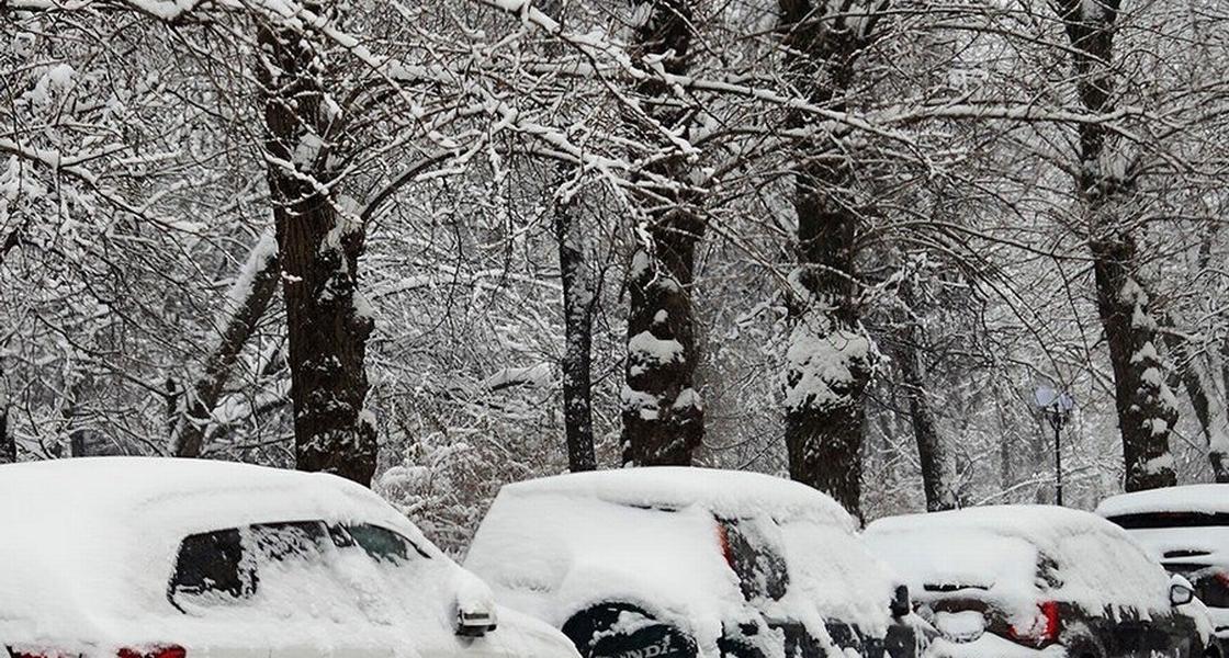 car in the snow