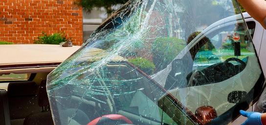 broken windshield broken windshield