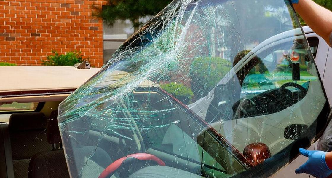 broken windshield broken windshield